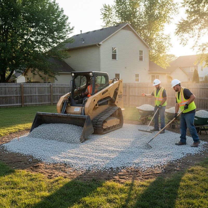 Landscape Rock Installation