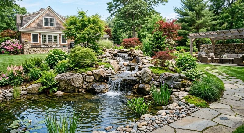 Garden Waterfall Installation in Honolulu, HI