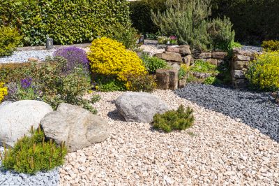 Landscape Rock Installation