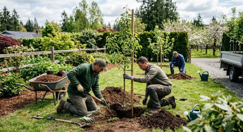 Pear Tree Planting in Ventura County, CA